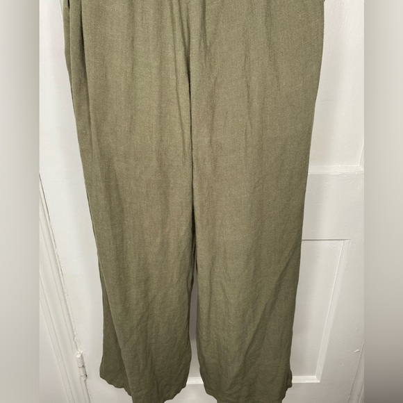 ALTAR’D STATE NWT Olive Green Button-Up Belted Dress Large - Picture 7 of 9